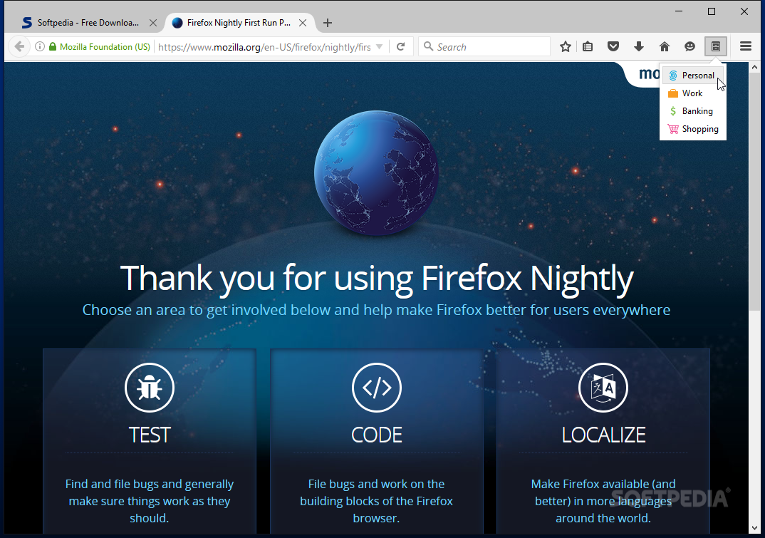 Firefox 新增容器标签：可同时登录多个用户Firefox 新增容器标签：可同时登录多个用户