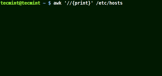 awk 系列：如何使用 awk 和正则表达式过滤文本或文件中的字符串