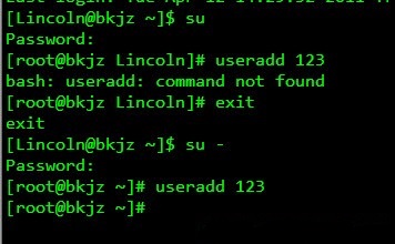 Linux下su与su -命令的本质区别Linux下su与su -命令的本质区别
