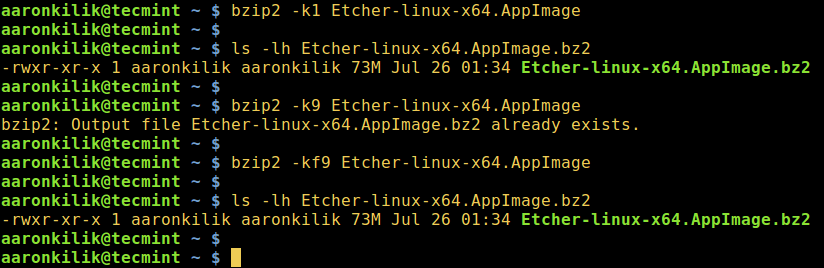 如何在 Linux 中压缩及解压缩 .bz2 文件