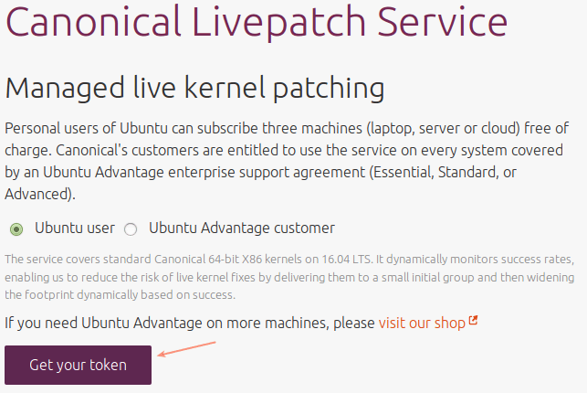 Livepatch —— 免重启给 Ubuntu Linux 内核打关键性安全补丁Livepatch —— 免重启给 Ubuntu Linux 内核打关键性安全补丁