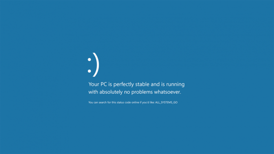 微软全新设计Windows 10蓝屏壁纸微软全新设计Windows 10蓝屏壁纸