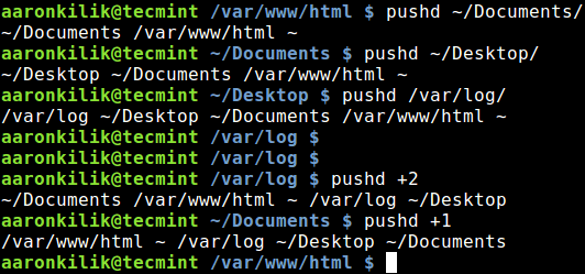 高效的浏览 Linux 目录结构：pushd和popd命令高效的浏览 Linux 目录结构：pushd和popd命令
