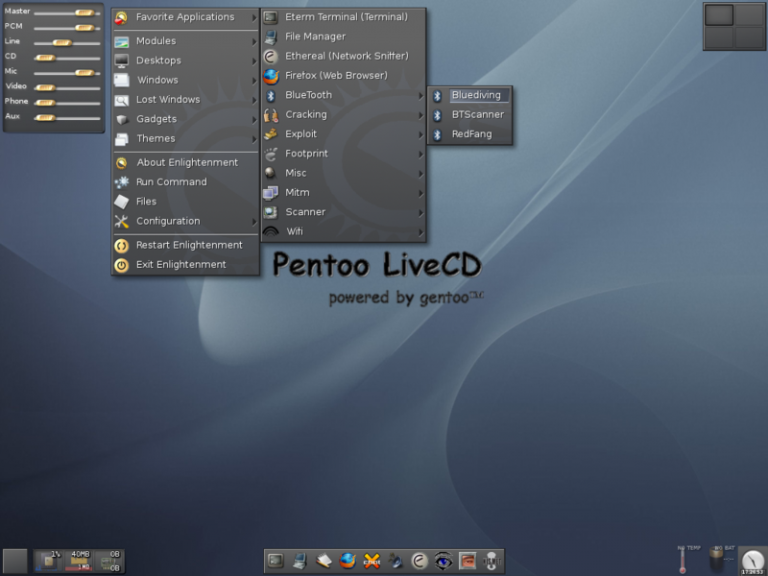 Pentoo-screen