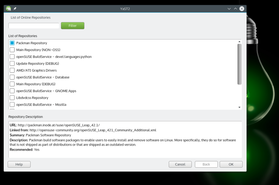 安装 openSUSE Leap 42.1 之后要做的 8 件事安装 openSUSE Leap 42.1 之后要做的 8 件事