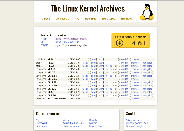 linux内核4.7