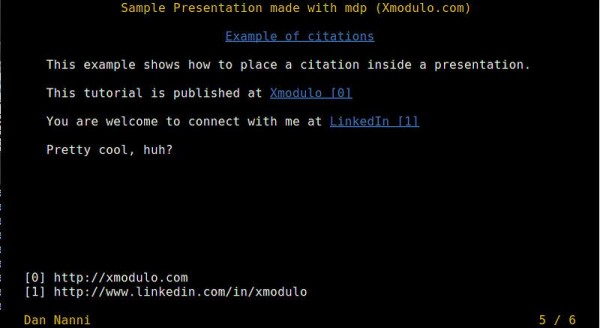 如何在Linux命令行中创建以及展示演示稿