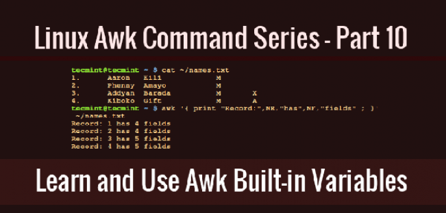 awk系列：如何使用awk内置变量
