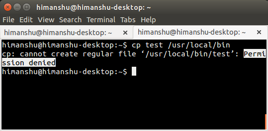 sudo命令：解决使用Linux命令行时出现的错误提示