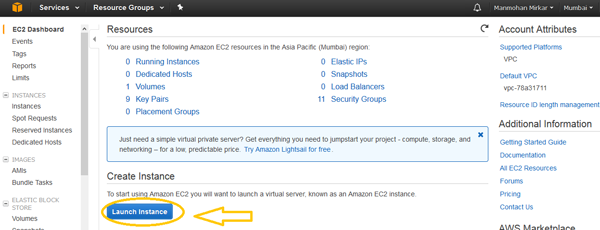 如何在Amazon AWS上设置一台Linux服务器