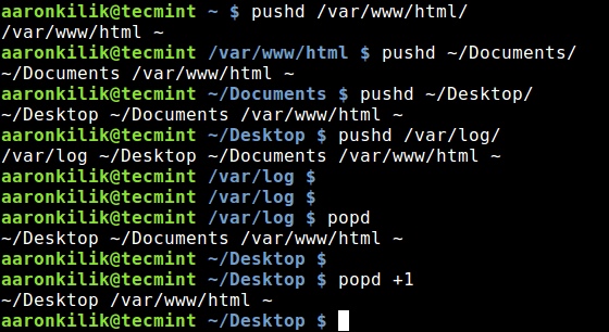 在 Linux 中使用 pushd 和 popd 命令来进行高效的目录导航