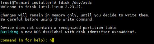 如何在现有的Linux系统上添加新的磁盘