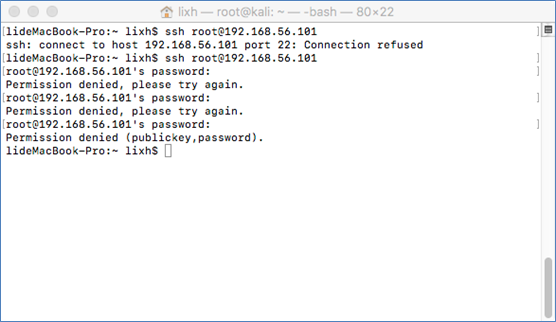 Kali Linux SSH登录故障处理Kali Linux SSH登录故障处理