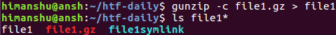 Linux gunzip 命令实例讲解Linux gunzip 命令实例讲解