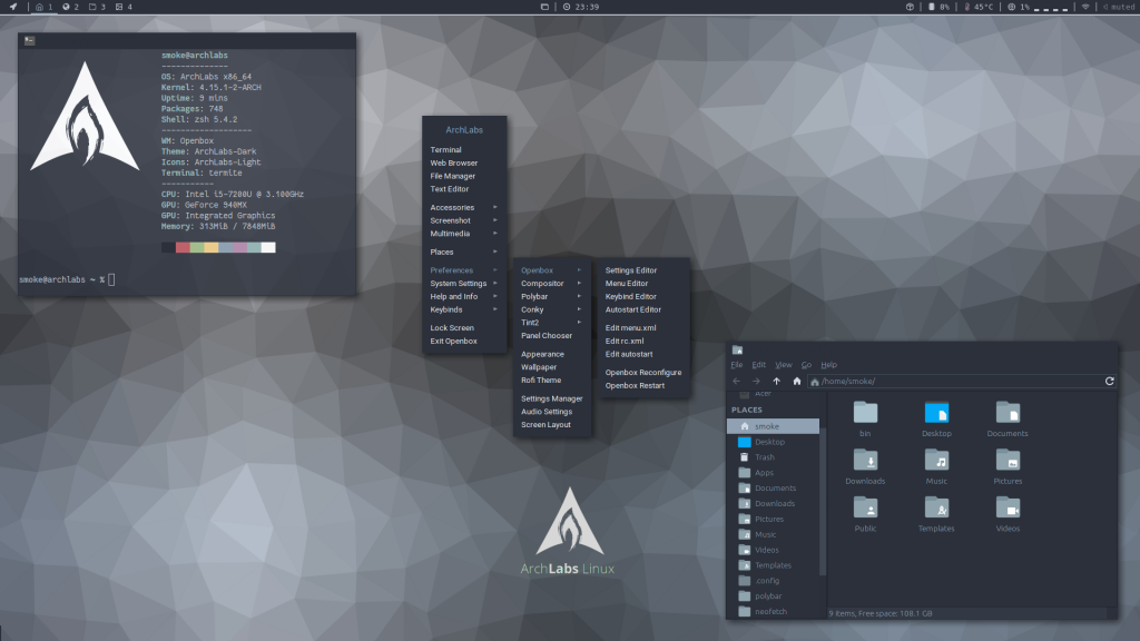 ArchLabs Linux 发布 2018.05 版ArchLabs Linux 发布 2018.05 版