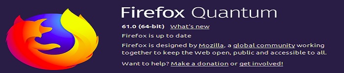 Firefox 61已经为Ubuntu 提供支持