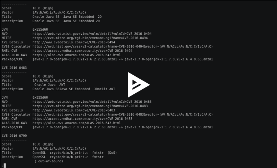 escáneres de vulnerabilidad, la vulnerabilidad escáneres Vuls bajo la plataforma VulsLinux plataforma Linux