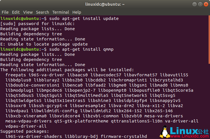 Ubuntu 18.04上Qmmp安装教程Ubuntu 18.04上Qmmp安装教程