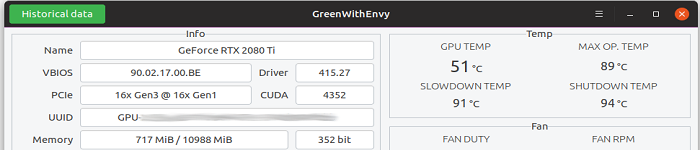 Linux超频工具GreenWithEnvy 0.11 发布