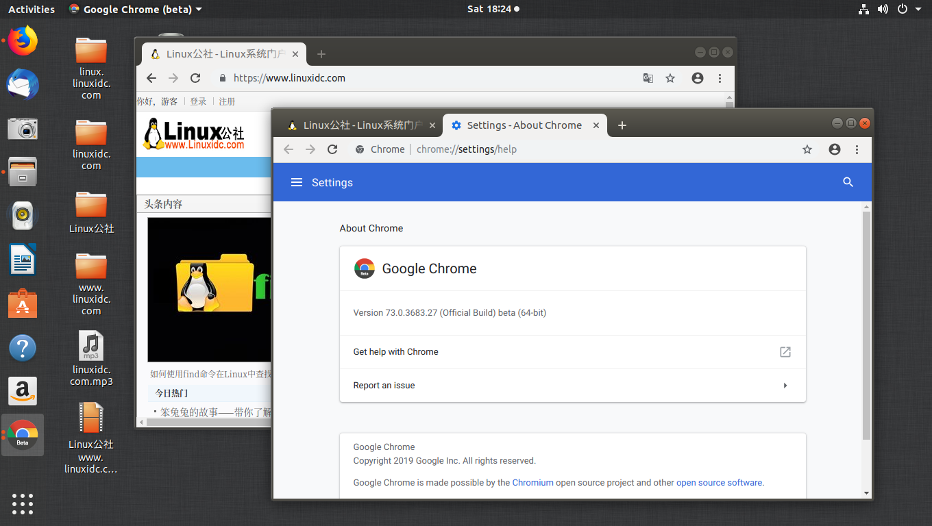 Chrome发布73 beta版：增强Linux用户体验Chrome发布73 beta版：增强Linux用户体验
