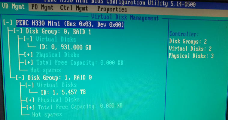 Dell服务器配置RAID1+RAID0磁盘阵列Dell服务器配置RAID1+RAID0磁盘阵列