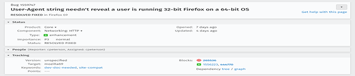 Firefox 的User Agent 将移除 CPU 架构信息