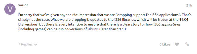 Ubuntu不会放弃32位应用程序Ubuntu不会放弃32位应用程序