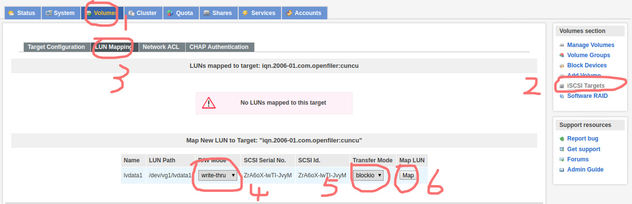 Openfiler配置ISCSI Target及FC TargetOpenfiler配置ISCSI Target及FC Target