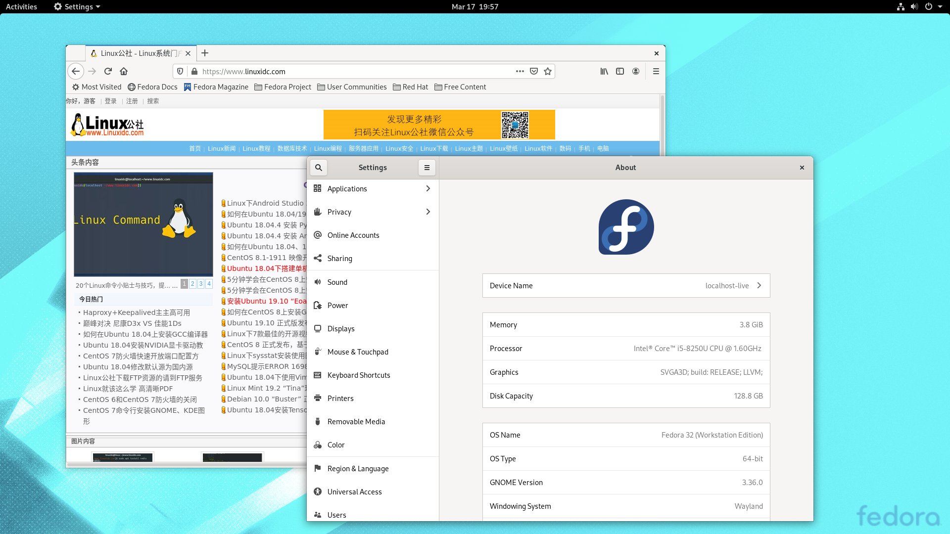 Fedora 32 将发布Fedora 32 将发布