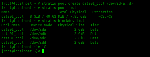 在Centos8 中使用Stratis管理本地存储（一）在Centos8 中使用Stratis管理本地存储（一）