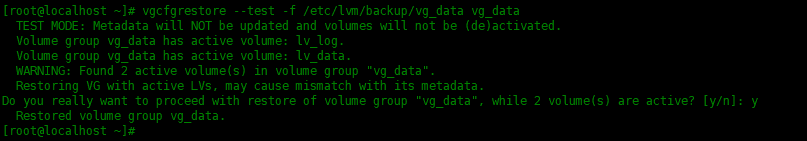 在LVM中恢复已删除的物理卷在LVM中恢复已删除的物理卷
