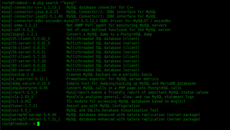 如何在FreeBSD 13中安装MySQL数据库如何在FreeBSD 13中安装MySQL数据库