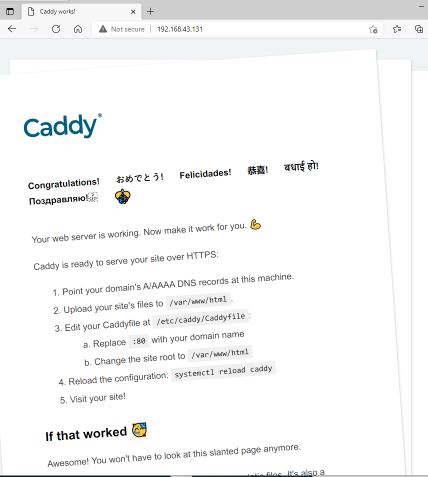 CentOS 8 安装 Caddy Web服务器CentOS 8 安装 Caddy Web服务器