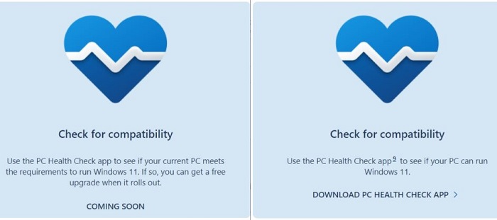 微软拿掉“测试版”的头衔,正式推出Windows 11 PC健康检查工具微软拿掉“测试版”的头衔,正式推出Windows 11 PC健康检查工具