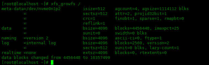 如何在 Linux 中扩展 XFS 根分区如何在 Linux 中扩展 XFS 根分区