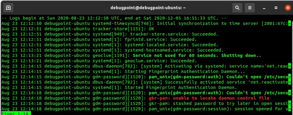 systemd 的 journalctl 工具及其各种命令的基础知识介绍systemd 的 journalctl 工具及其各种命令的基础知识介绍