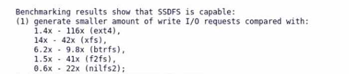 Linux针对ZNS SSD引入新的SSDFS文件系统来优化
