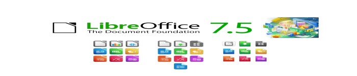文档基金会近日发布了LibreOffice 7.5.1