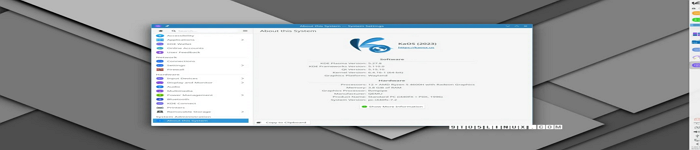 KaOS Linux 2023.09 新增 KDE Gear 23.08