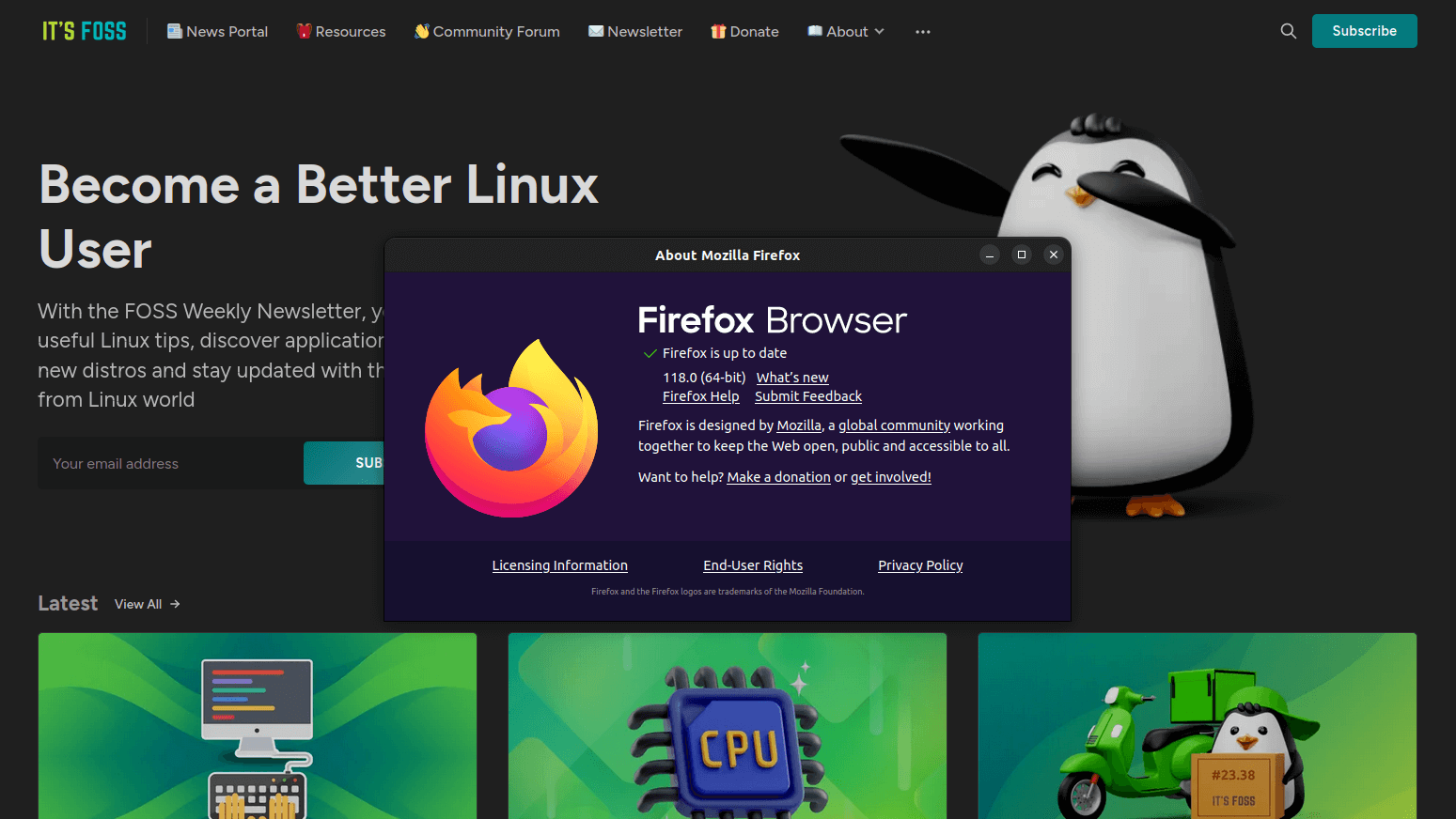 Firefox 118 版本发布，带来了原生的翻译功能Firefox 118 版本发布，带来了原生的翻译功能