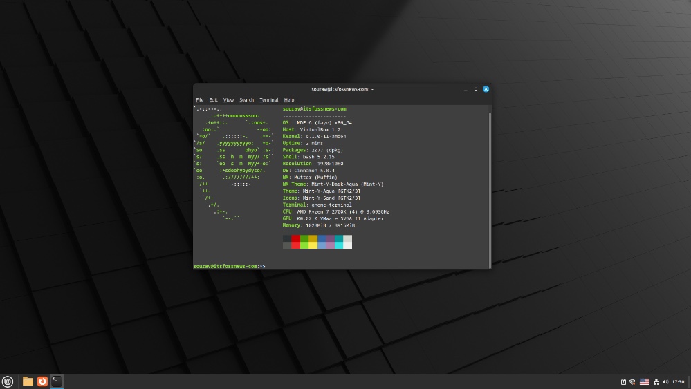 Linux Mint Debian 版本 6 “Faye” 来了！Linux Mint Debian 版本 6 “Faye” 来了！
